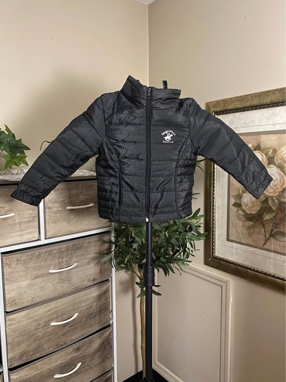 Beverly Hills Polo Club Black Puffer Jacket – Kids Size 4 – New With Tag